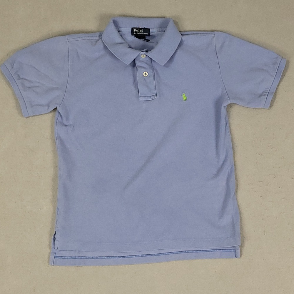 Polo Ralph Lauren Polo Kids S 8/10 Blue Classic Fit Cotton Pique Shirt